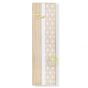 Baguettes bois naturel emblème japonais coffret asanoha