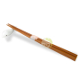 Ensemble couverts japonais baguettes et support en verre blanc dauphin