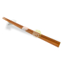 Support baguettes fait main pingouin verre blanc japonais et baguettes bambous 23cm
