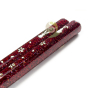 Paire de baguettes 21cm couvert japonais rouge pour sushi et maki