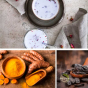 Sel de bain vegan au lait de lune, curcuma et fève de tonka Dresdner Essenz