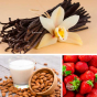 sel de bain fraise, amande et vanille vegan Dresdner Essenz