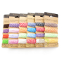 Création bracelet fil coton naturel 4 couleurs collier scrapbooking
