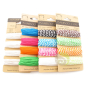 Carte fil bambou 4 couleurs au choix création bijoux fantaisies collier bracelet