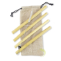 Palles lavables réutilisables bambou goupillon et sac fourni