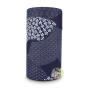 Boite à thé design japonais en papier washi bleu double couvercle