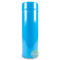 Boite double couvercle à thé 100g bleu glossy