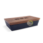Boite multi-usage encens japonais en fonte et bois Chushin Kobo