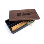 Porte et range encens fonte et bois japonais Chushin Kobo