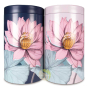 Collection padma boite 500g en métal finition glossy pour thé ou tisane