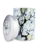 Boite céramique vide ronde sakura bleu thé infusion