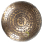 Mantra Om et Bouddha compassion bol tibétain chantant ciselé