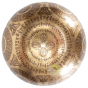 Gravure Bouddha éveillé sur bol chantant tibétain avec arbre de vie