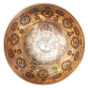 Bol chantant tibétain Ganesh mandala OM ciselé fabrication manuelle
