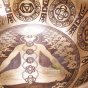 Bol méditation Bouddha 7 chakras gravé tibétain 1659g