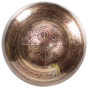 Bol dorje métaux fleur de vie sculpté tibétain chantant