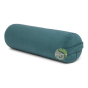 Coussin doux rond vert sage solid pour posture yoga Manduka