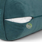 Coussin déhoussable de yoga rond avec poignée bolster vert sage solid Manduka