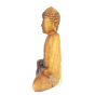 Bouddha statue méditation lotus bois