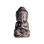 Bouddha namaste en obsidienne noire de 61 mm