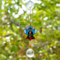 Suspension mobile à accroché Bouddha chakras intérieur extérieur métal résine