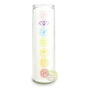 Bougie blanche 7 chakras 7 jours cire végétale sans parfum