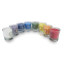 chakra 8 bougies sans parfum mèche coton
