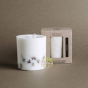 Bougie rose parfum naturel 50 heures