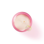 Bougie neuvaine rose sans parfum vue de dessus bougie de dévotion