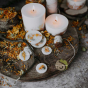 Ensemble fondants de cire et bougie au calendula (marigold) coffret The Munio