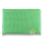 Coussin chauffant vert garni de graines de colza tissu bio