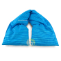 Tour de cou bleu en coton bio aux noyaux de cerise pour dos et nuque