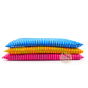Coussin bouillotte bleu chauffant garni de noyaux de cerise en tissu bio