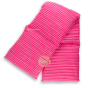 Tour de cou chauffant rose garni de noyaux de cerise en coton bio