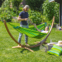 Hamac 1 place vert brisa La Siesta 100% propylène séchage rapide