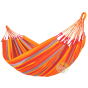 Hamac orange toucan brisa la Siesta simple 300cm extérieur