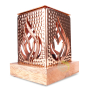 diffuseur lanterne herbes et résines naturelles en bois et aluminium
