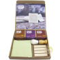 Coffret peaux grasses rasage Cool Soap savons naturels, blaireau vegan 