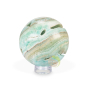 Boule en calcite des Caraïbes pierre bleu turquoise minérale naturelle