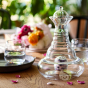 Carafe Alladin pierres précieuses Natur's Design nombre d'or verre soufflé sans plomb