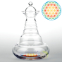 Alladin carafe Nature's design fleur de vie multicouleur eau pure dynamiser