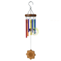 Carillons à vents 7 tubes chakras fleur de vie 56cm