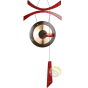 Gong bronze design calligraphie Woodstock chimes 86cm fabrication artisanale