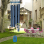 Carillon d'extérieur Woodstock chime Provence bleu lavande