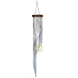   ,  Carillon 18 tubes spirale argent à vent instrument musical