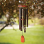 Carillon accordé 5 tubes en aluminium et bois de fresnes de 61cm