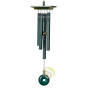 Carillon à vent jade vert Woodstock chimes accordé hauteur totale 56cm