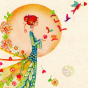 Carte postale voyageuse lumineuse en papier FSC organic avec enveloppe encre 100% naturelle