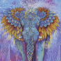 Carte à envoyer éléphant collection écrire plaisir d'offrir