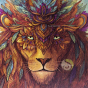 Carte lion à envoyer en papier bio-dégradable et couleur naturelle